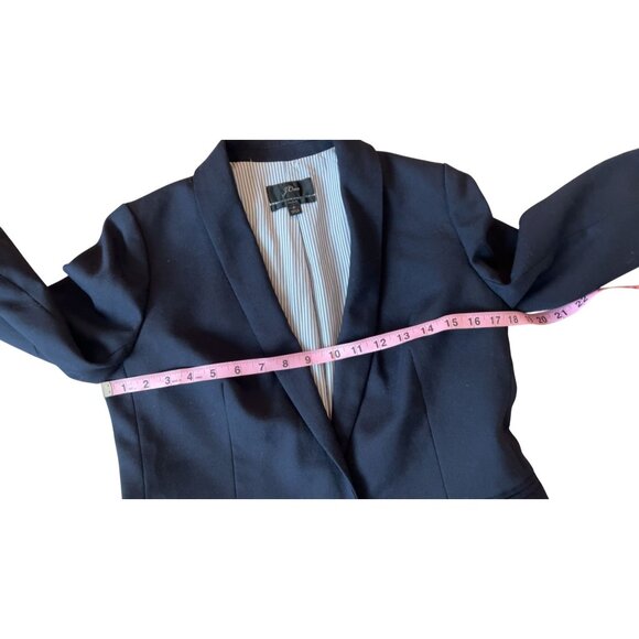 J. Crew Blue Wool Parke Blaze Size 2 - Picture 6 of 10
